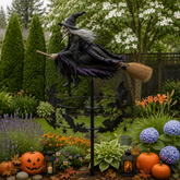 🔥50% Off Last Day -Halloween Early Bird Special🧙♀️ The Enchanted Witch Garden Wind Spinner