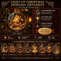 🎄Glowing Christmas Diorama Ornament🎄