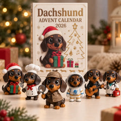 🐾 Dachshund Advent Calendar – 24 Days of Adorable Puppy Surprises