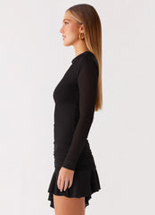 Juliana Mini Dress - Black