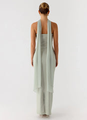 Libra Maxi Dress - Pastel Sage