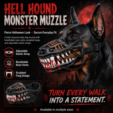 🎃 EARLY HALLOWEEN 50% OFF🔥🐶Hell Hound Monster Muzzle