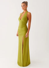 Island Muse Dress - Lime