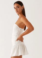 Carmel Mini Dress - White