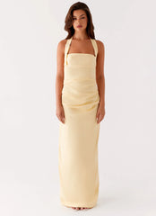 Rumour Has it Maxi Dress - Yellow