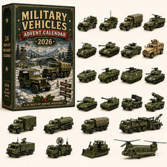 💯🚜🚗🎄 2026 Vehicle Advent Calendar Collection – 24 Days of Classic Machines, Trucks & Military Legends 🎁✨