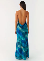 Journey Maxi Dress - Blue Tie Dye
