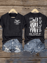Women's 250 YEARS OF AMERICAN BADASS Print T-Shirt