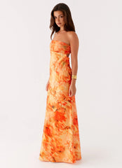 Carmen Maxi Dress - Sunset Floral