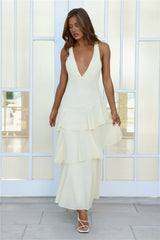 Happy Vibes Maxi Dress Yellow