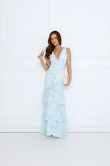 Too Pretty Tonight Maxi Dress Blue