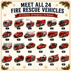 🚜Build the Fleet Collection 24-Day Vehicle Advent Calendar Series