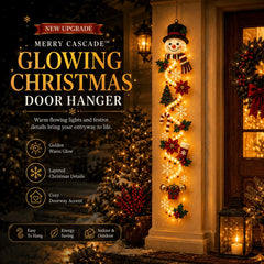 ✨ Glowing Christmas Door Hanger – 6 Festive Designs🎅