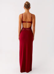 Envy Maxi Dress - Maroon