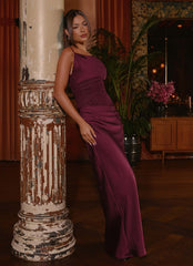 Eternal Energy Maxi Dress - Merlot