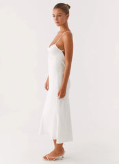 Bentley Midi Dress - White