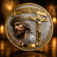 ✝️“No Greater Love” Resurrection Commemorative Coin