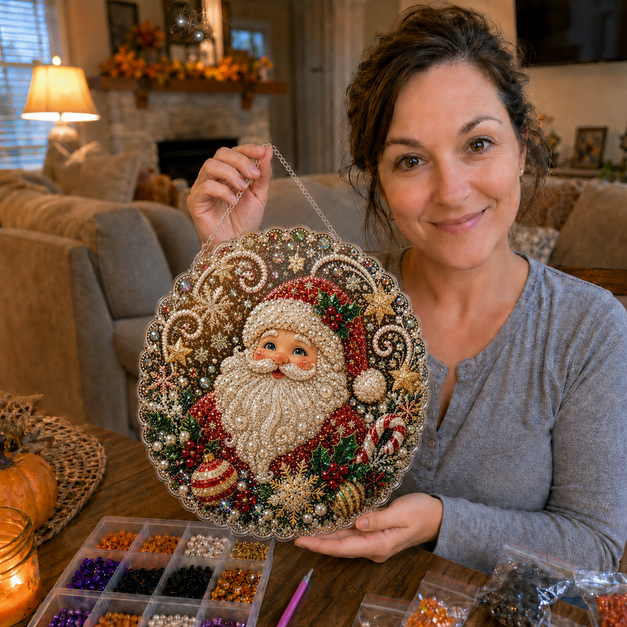 ✨ Christmas Pearl Art Hanging Ornament Kit🎅-- Free Shipping 🚚