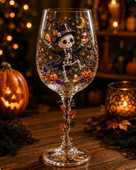 🔥🎁Halloween  Wine Glass Collection Gift Box Set✨