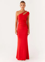 Lopez Maxi Dress - Tangerine