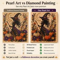 💥 Last Day 49% OFF – 👻✨ Halloween Pearl Art DIY Kit --📦Free Shipping