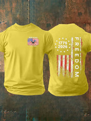 Men's  Freedom  Print T-Shirt