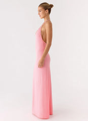 Jianna Knit Maxi Dress - Pink