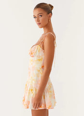 Abby Mini Dress - Floral Print
