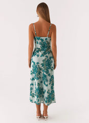 Love Song Midi Dress - Cloud Nine Floral