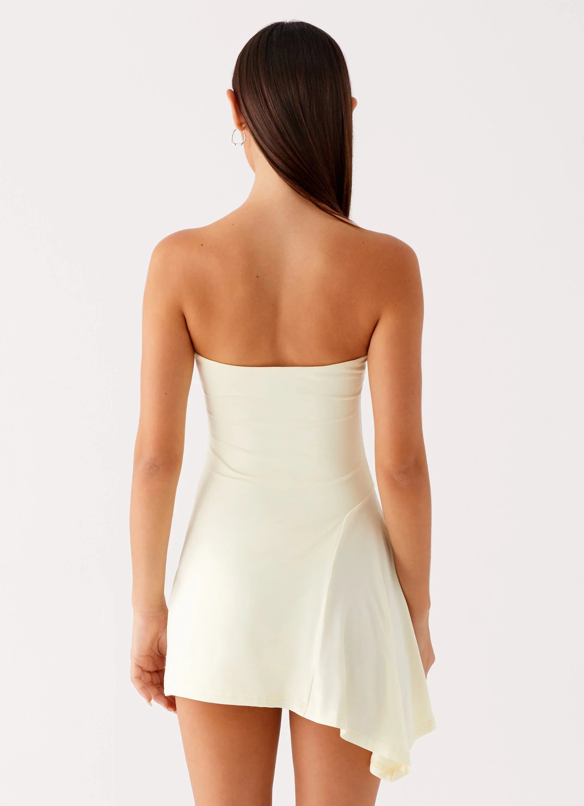 Sana Strapless Mini Dress - Yellow