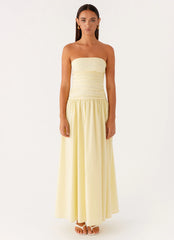 Carmel Maxi Dress - Yellow