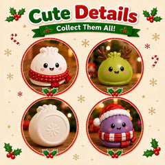 🎄 2026 Christmas Advent Calendar: Mini Dumpling Squishies, 24 Days of Squishy Stress Relief 🥟✨