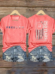 Women's  American 250th Print T-Shirt