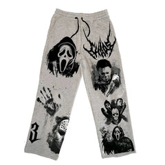 Unisex Ghost Face SLASHERS "BAGGY" Sweat Pants