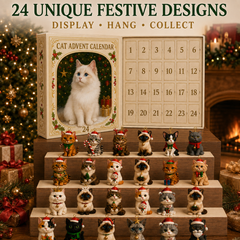 🐱2026 Cat Advent Calendar – 24 Days of Unique Christmas Cat Ornaments 🎄