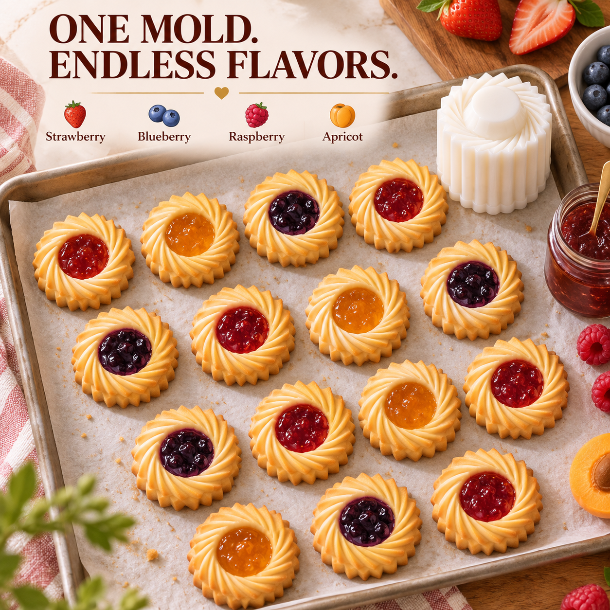 ⏰Creative Double-Ended Pastry Mold