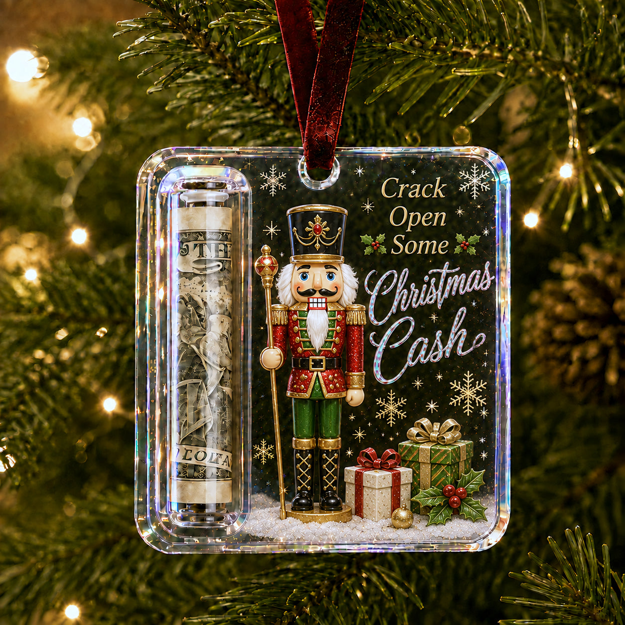 🎄Christmas Cash Gift Ornament- Make Cash Feel Like A Real Christmas Gift💵