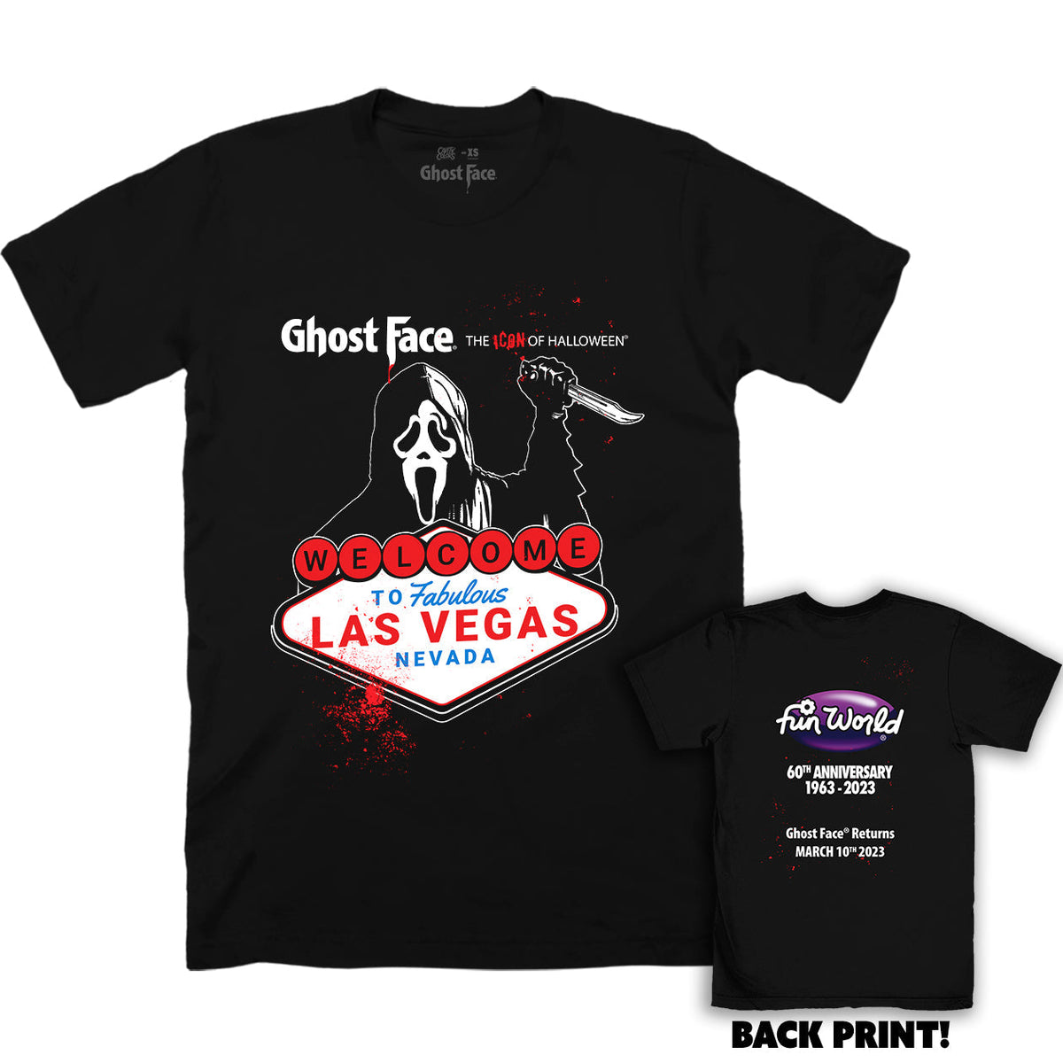 Unisex GHOST FACE IN VEGAS: Anniversary Event T-Shirt (Limited Edition)