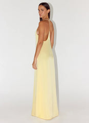 Fine Line Maxi Dress - Yellow