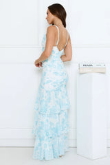 Too Pretty Tonight Maxi Dress Blue