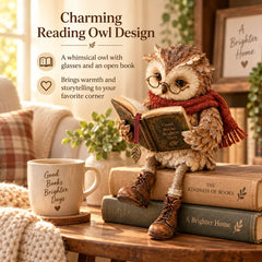 🦉📚Reading Owl Figurine