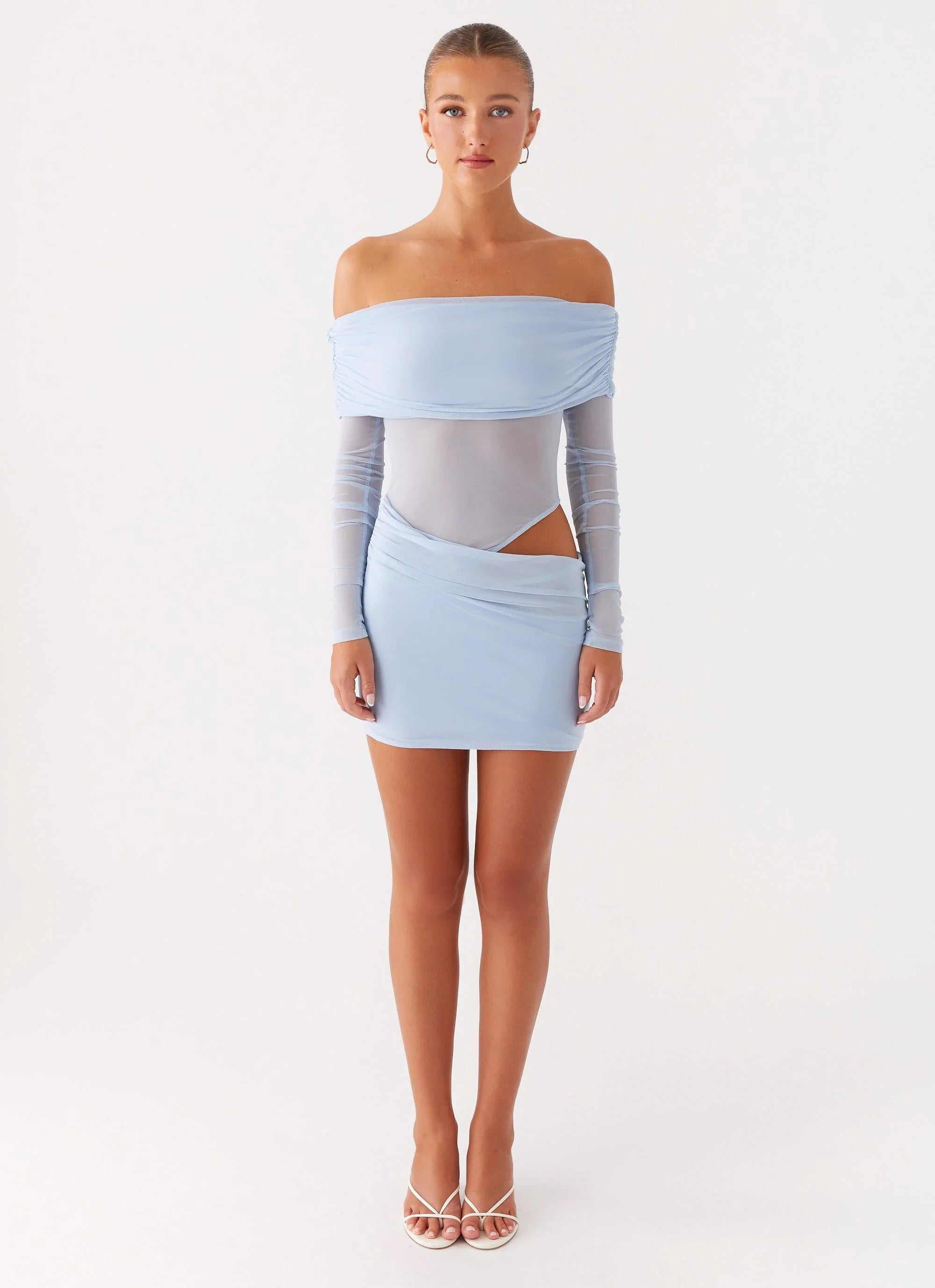 No Doubt Mini Dress - Blue