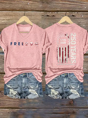 Women's  American 250th Print T-Shirt