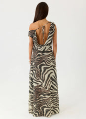 Mernas Maxi Dress - Zebra