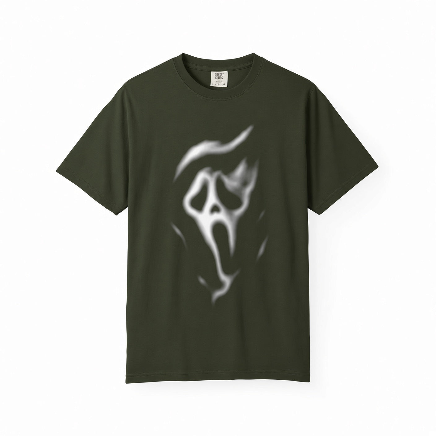 Unisex Halloween Ghostface Smoke Face T-Shirt
