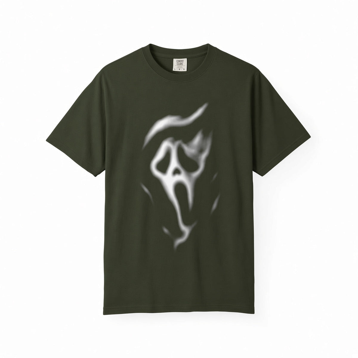 Unisex Halloween Ghostface Smoke Face T-Shirt