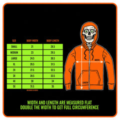 GHOST FACE SPOOF: SCARY MOVIE MUNCHIES - ZIP UP HOODIE