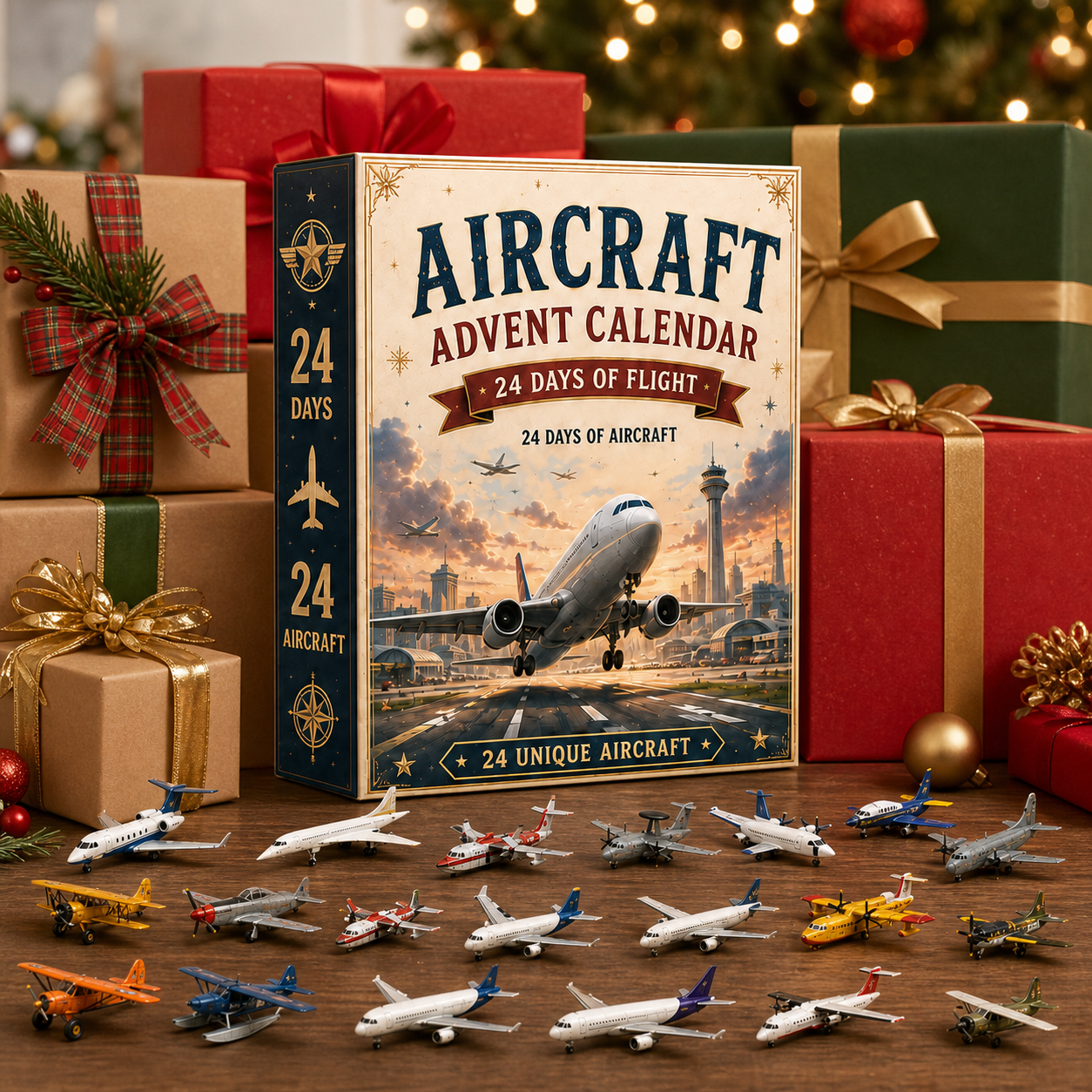 ✈️ Aircraft Advent Calendar 2026 | 24 Unique Miniature Airplanes🎄🎁