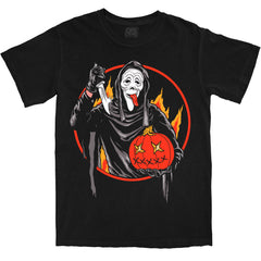 Unisex Ghost Face Spoof: Creepy Carver T-Shirt