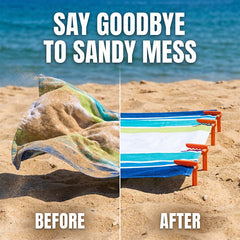 🏖️ 50% OFF – Windproof Beach Towel Clips for Sand & Grass